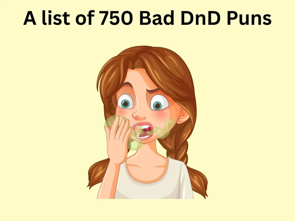 Bad DnD Puns