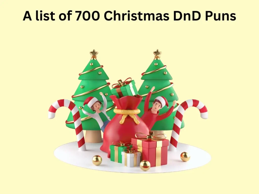 Christmas DnD Puns