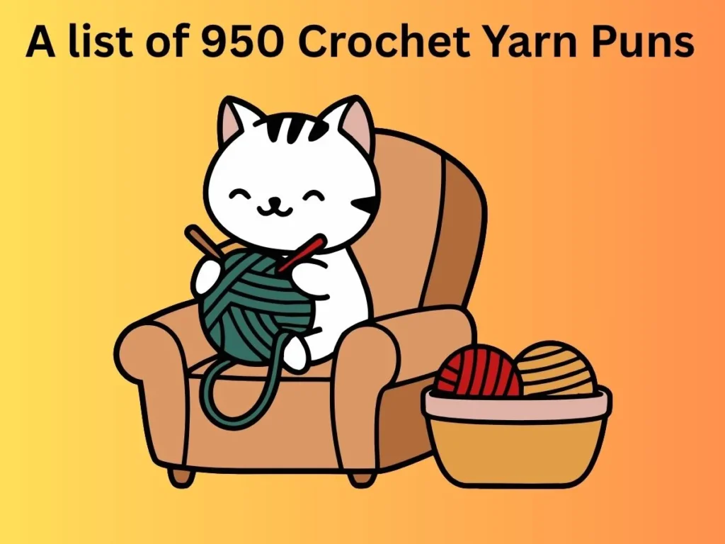 Crochet Yarn Puns
