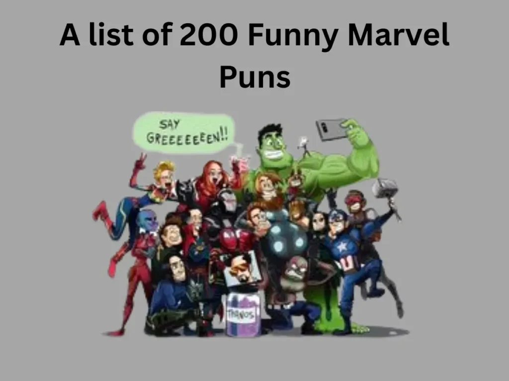 Funny Marvel Puns