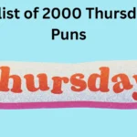 Thursday Puns