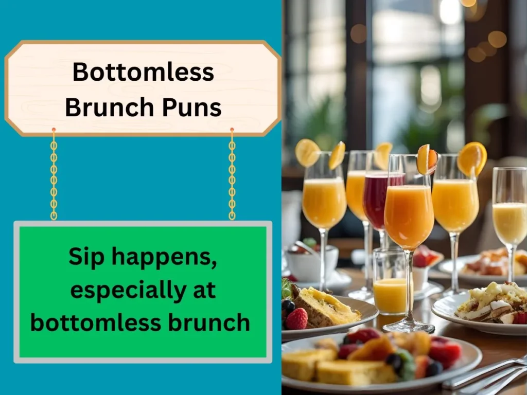 Bottomless Brunch Puns