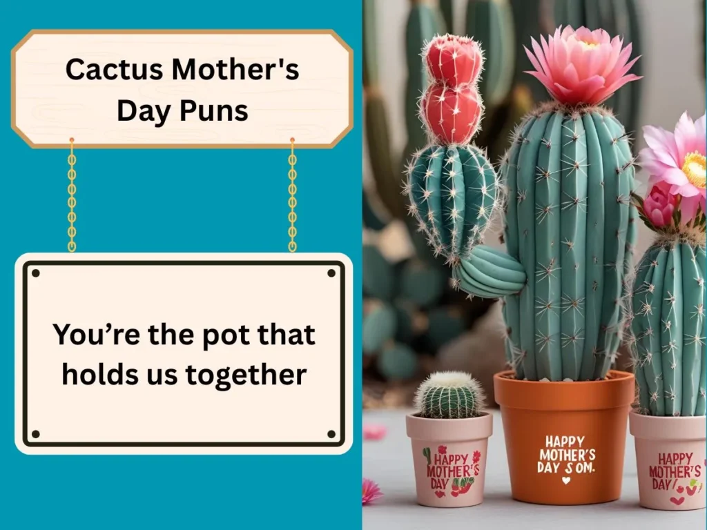 Cactus Mother's Day Puns