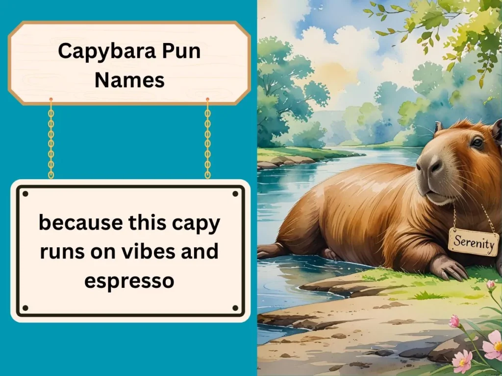 Capybara Pun Names