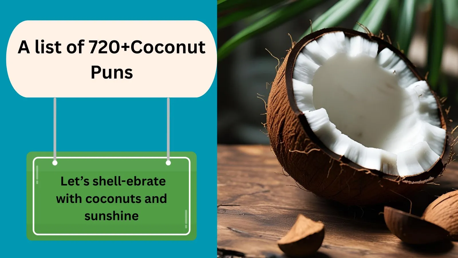 Read more about the article 720+Coconut Puns That Are Totally Nutty and Hilarious