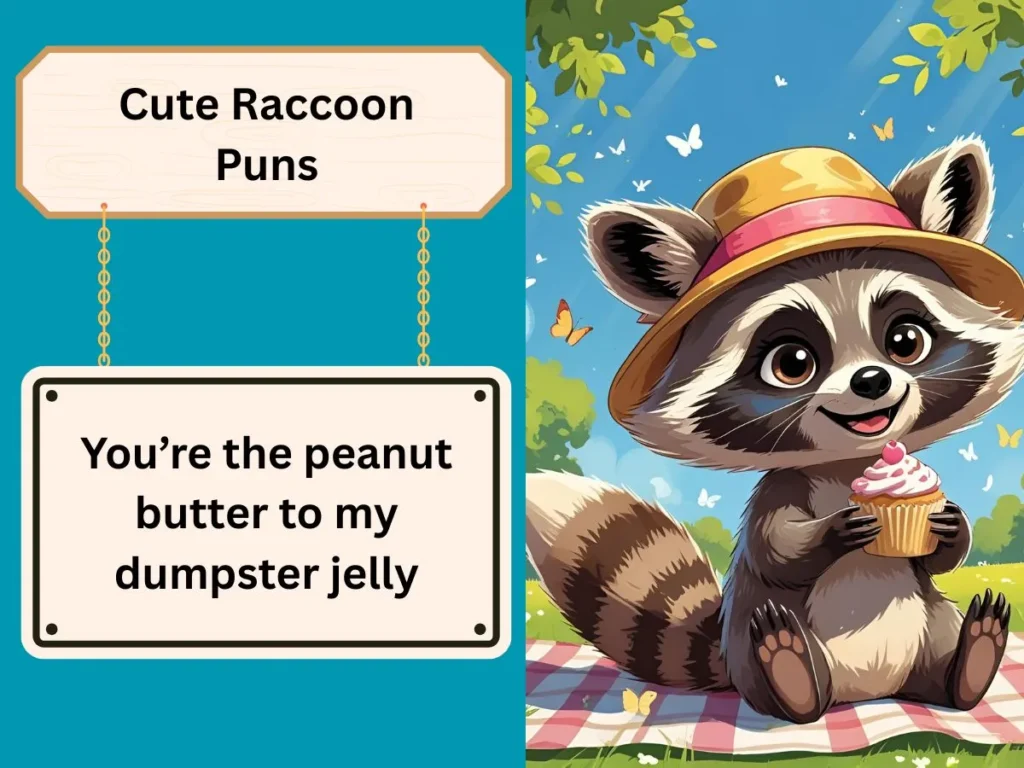 Cute Raccoon Puns
