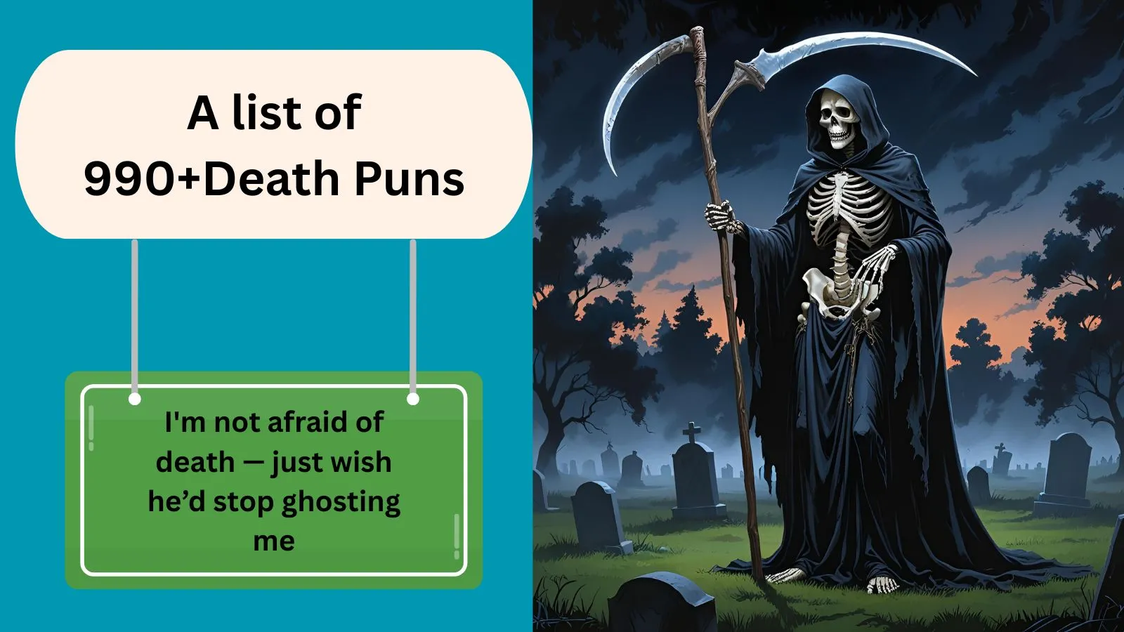 You are currently viewing 990+Death Puns to Lighten the Grave Mood