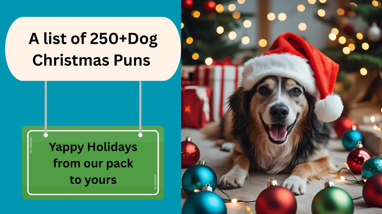 You are currently viewing 620+Dog Christmas Puns That Are Paw-sitively Festive