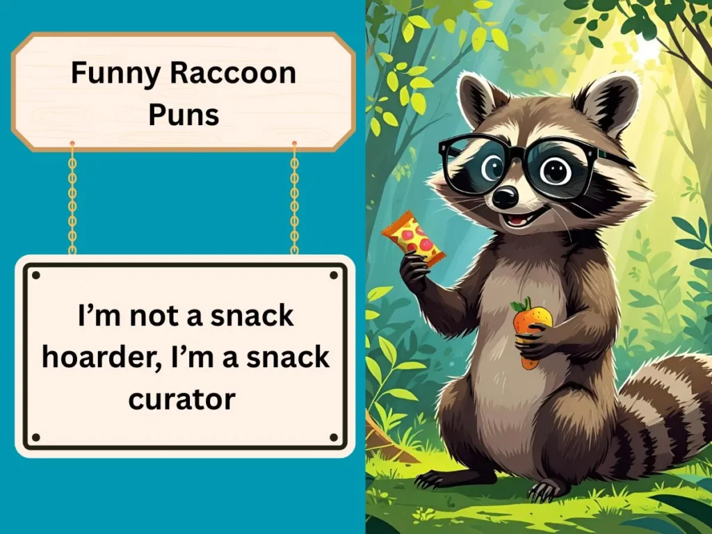 Funny Raccoon Puns