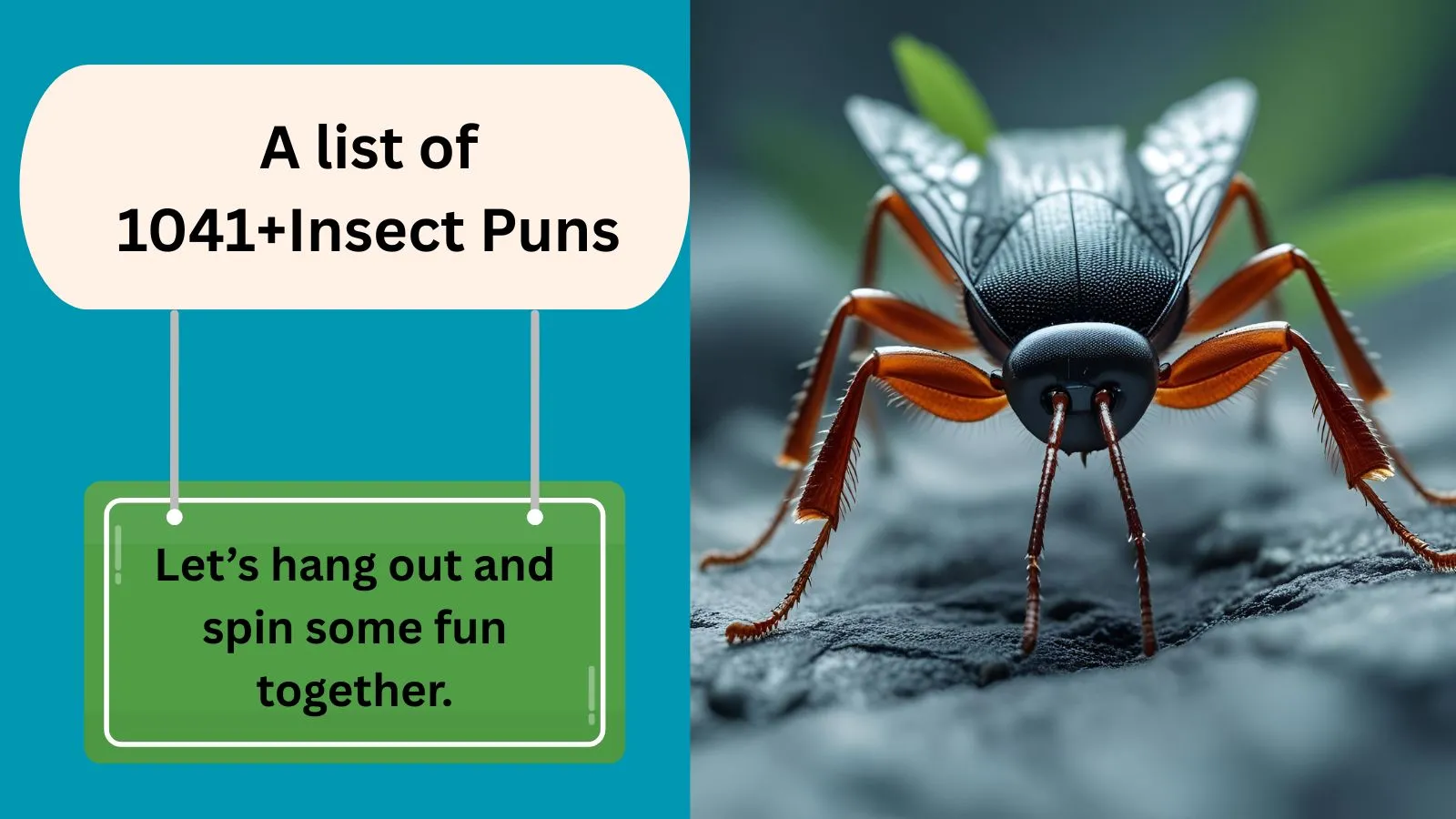 You are currently viewing 1041+Insect Puns That’ll Bug You in the Best Way🐞 