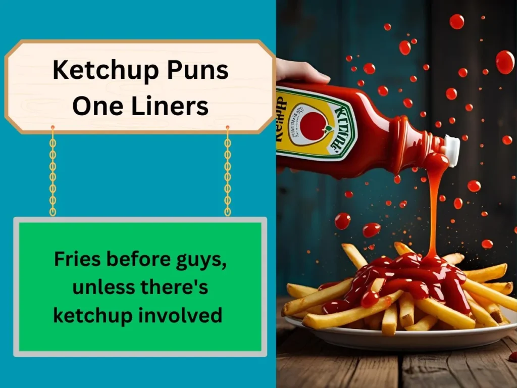 Ketchup Puns One Liners