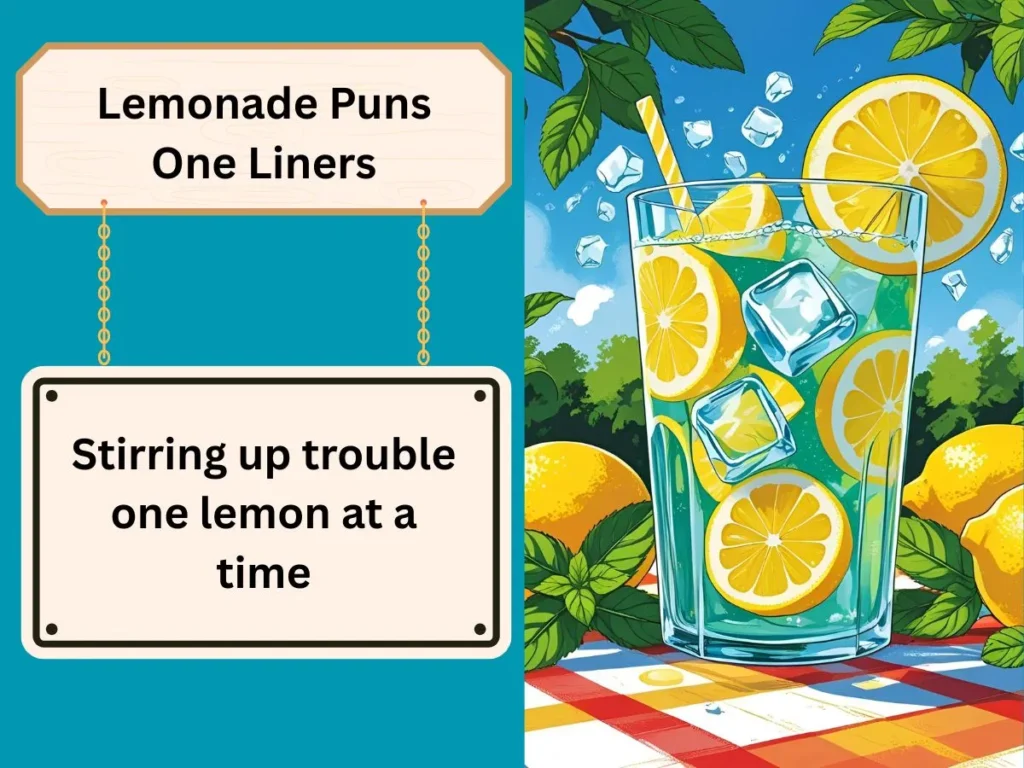 Lemonade Puns One Liners