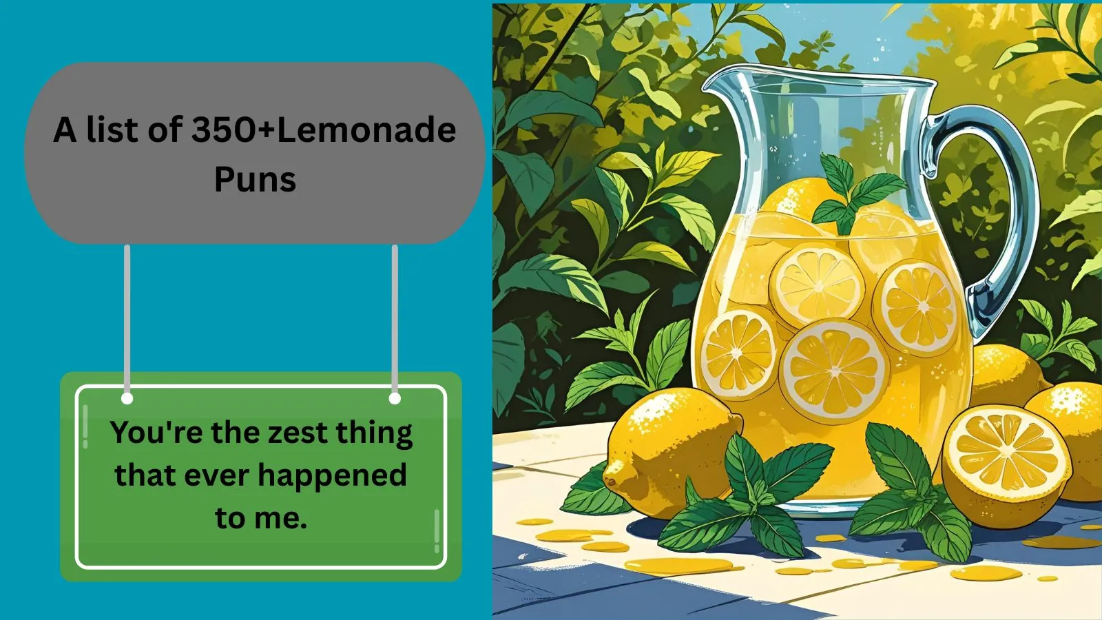 You are currently viewing 350+Hilarious Lemonade Puns You’ll Love 🍋 