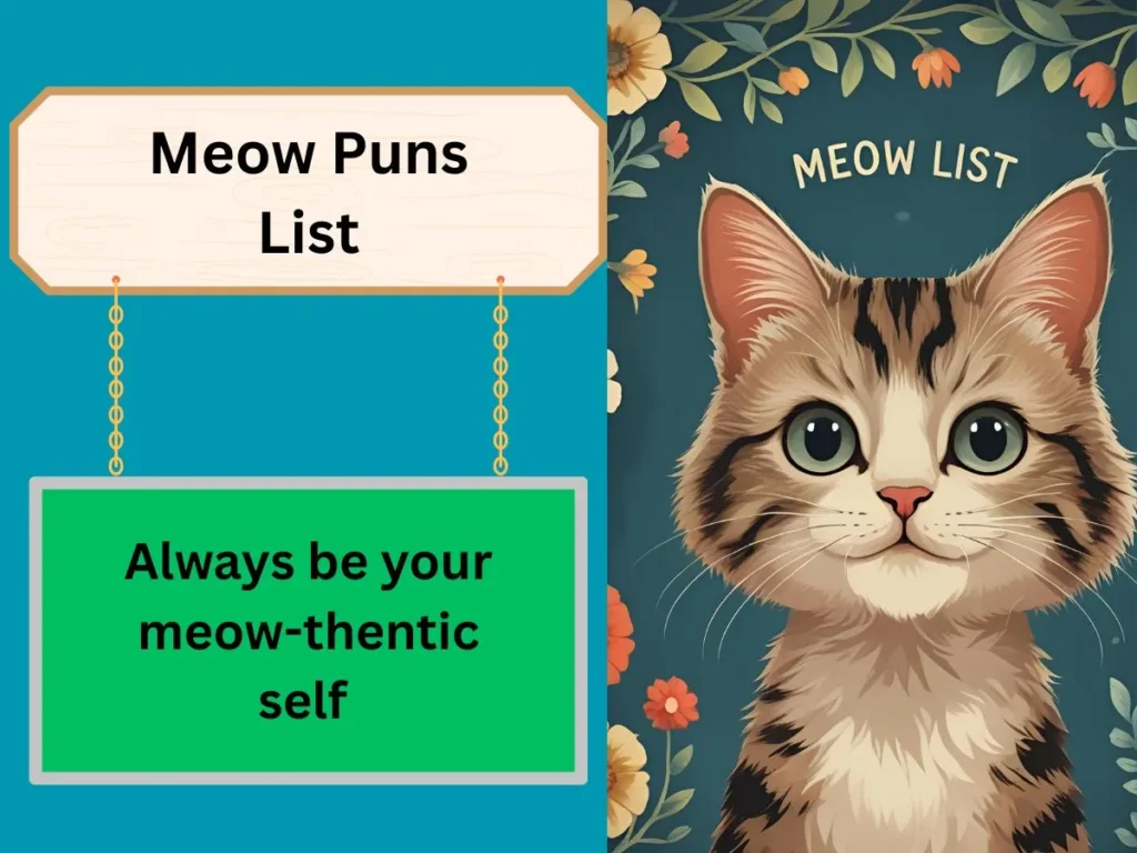Meow Puns List