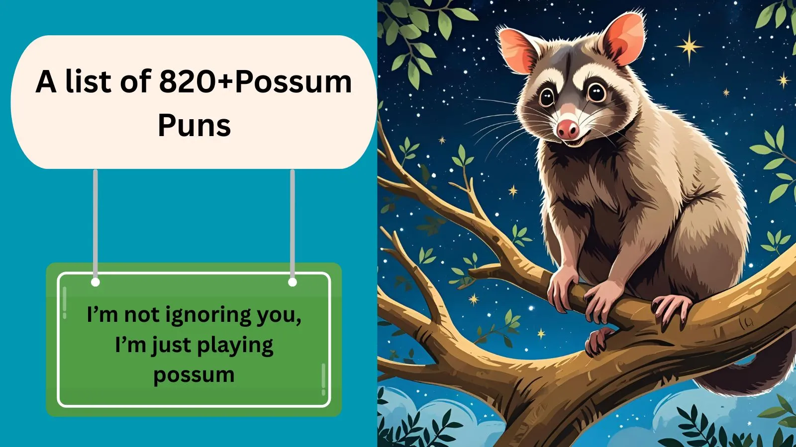 Read more about the article 820+Possum Puns That Are Paws-itively Hilarious