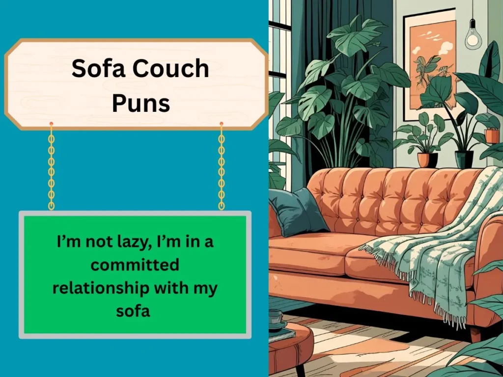Sofa Couch Puns