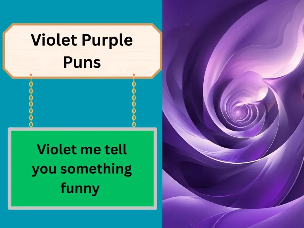 Violet Purple Puns