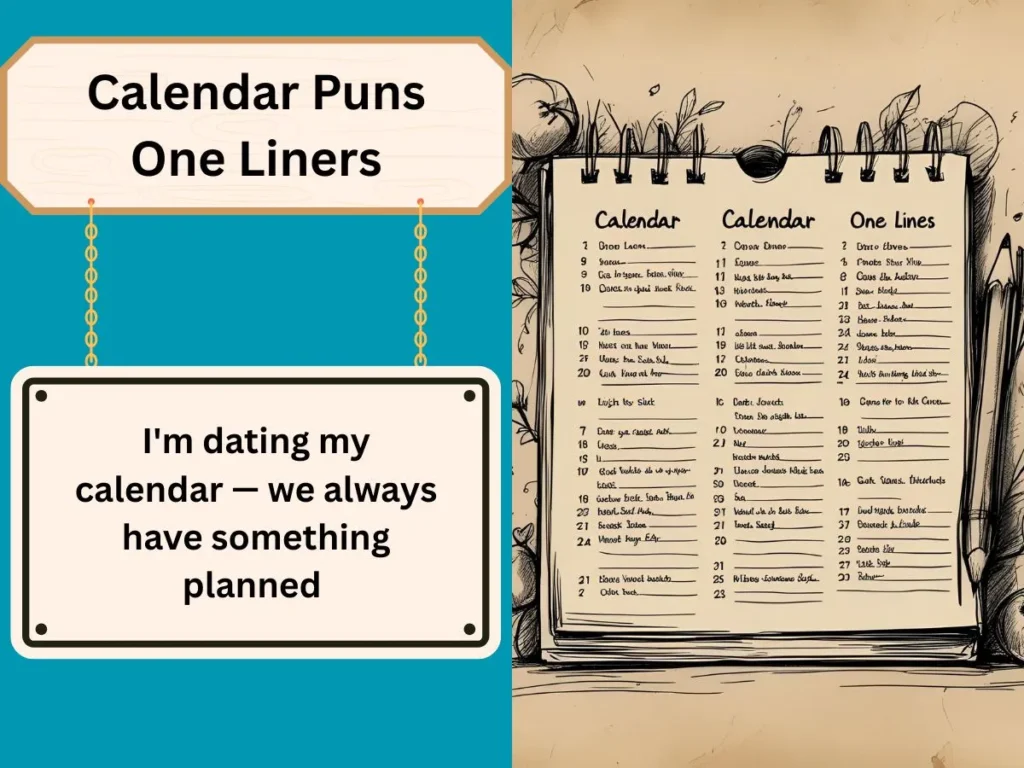 Calendar Puns One Liners