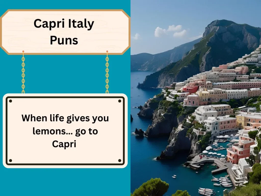 Capri Italy Puns