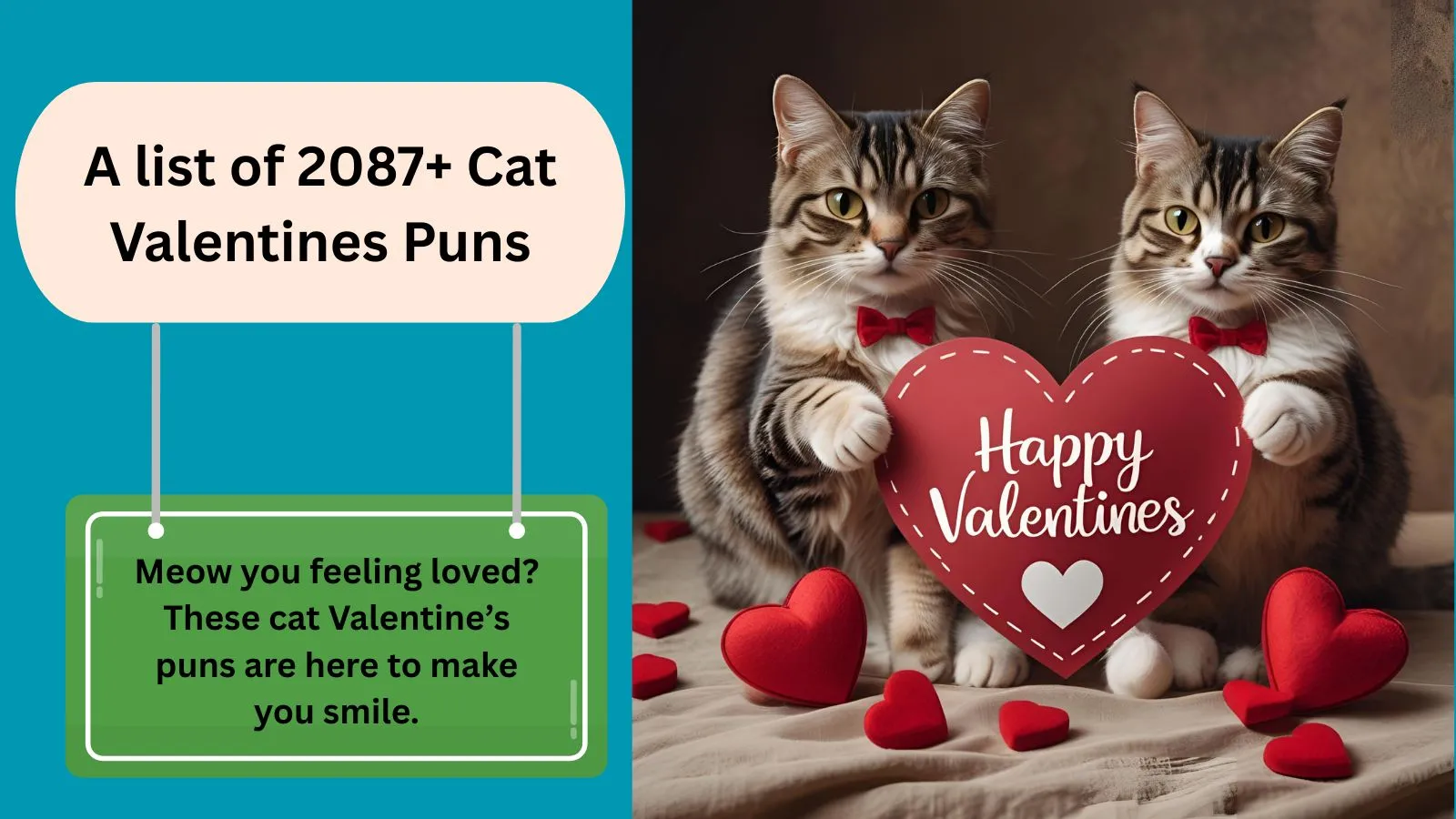 You are currently viewing 2087+Trending Cat Valentines Puns for the Meowgical Moments