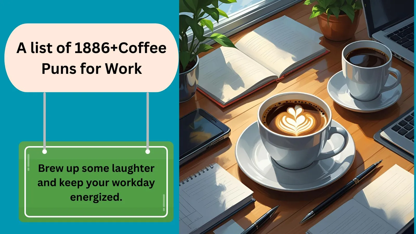 You are currently viewing 1886+Trending Coffee Puns for Work That Keep You Grounded