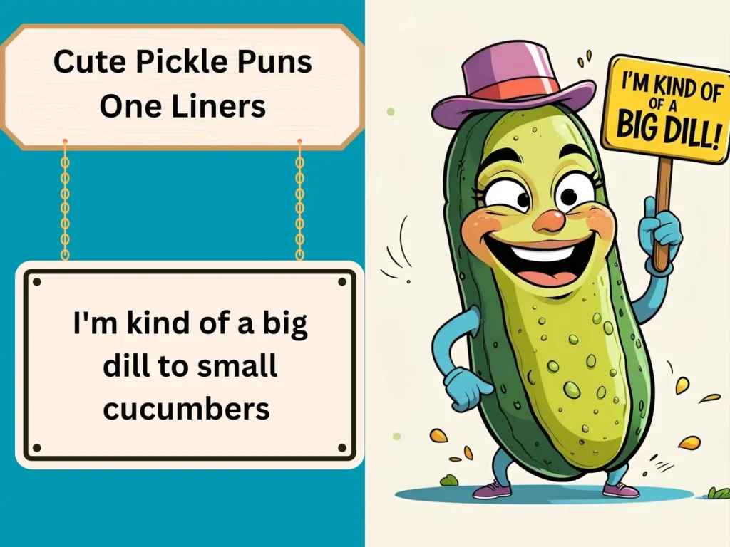 Cute Pickle Puns One Liners