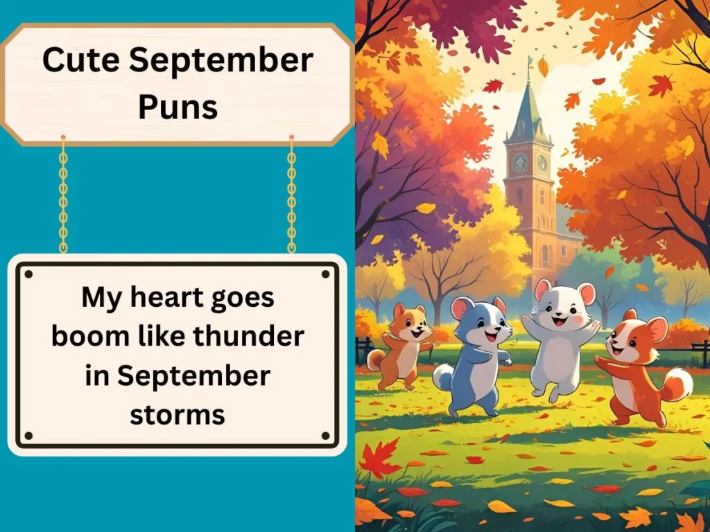 Cute September Puns