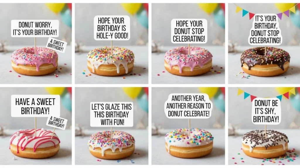 Doughnut Puns for Birthday