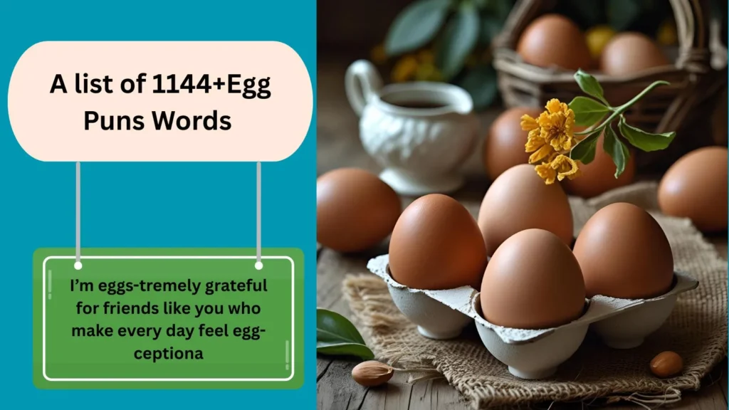 Egg Puns Words 