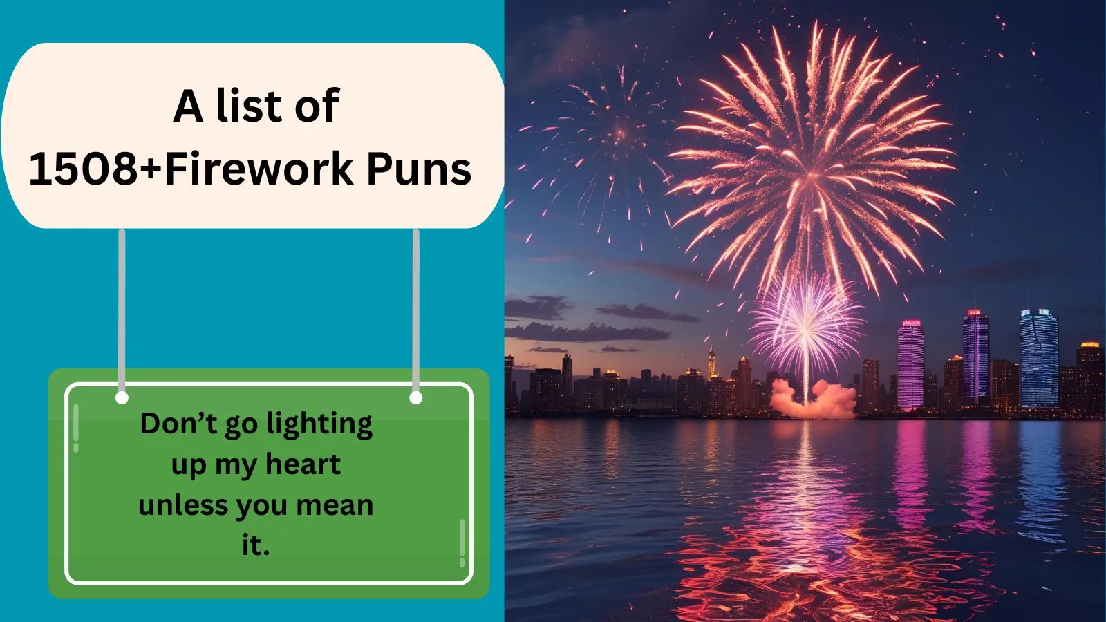 Read more about the article 1508+Firework Puns That Spark Big Laughs