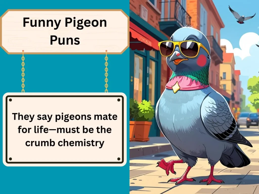 Funny Pigeon Puns