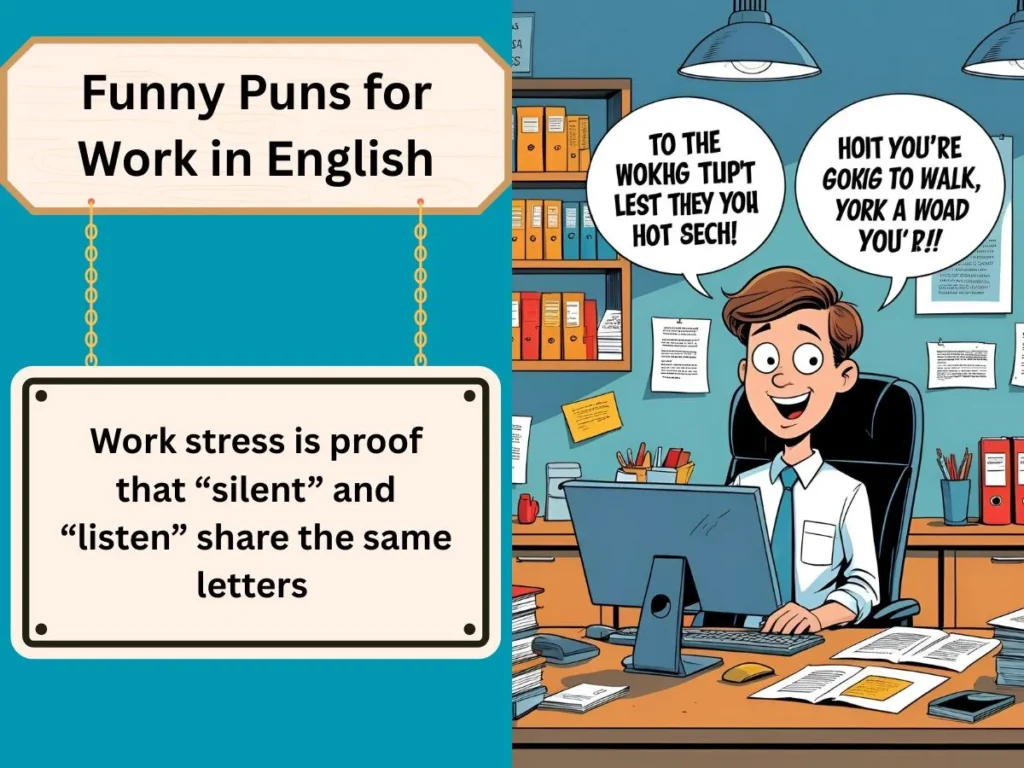 Funny Puns for Work in English