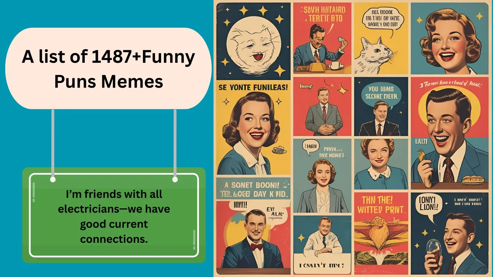 You are currently viewing 1487+Trending Funny Puns Memes That Will Crack You Up 2025