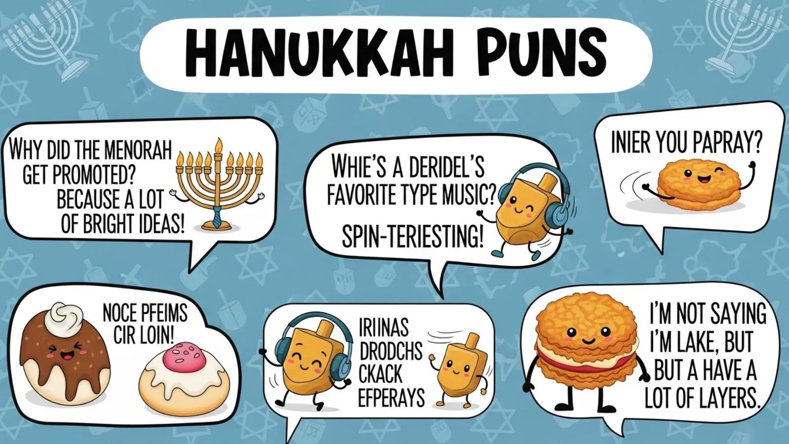 You are currently viewing 99+ Hanukkah Puns That Will Light Up Your Celebrate(Update Feb)