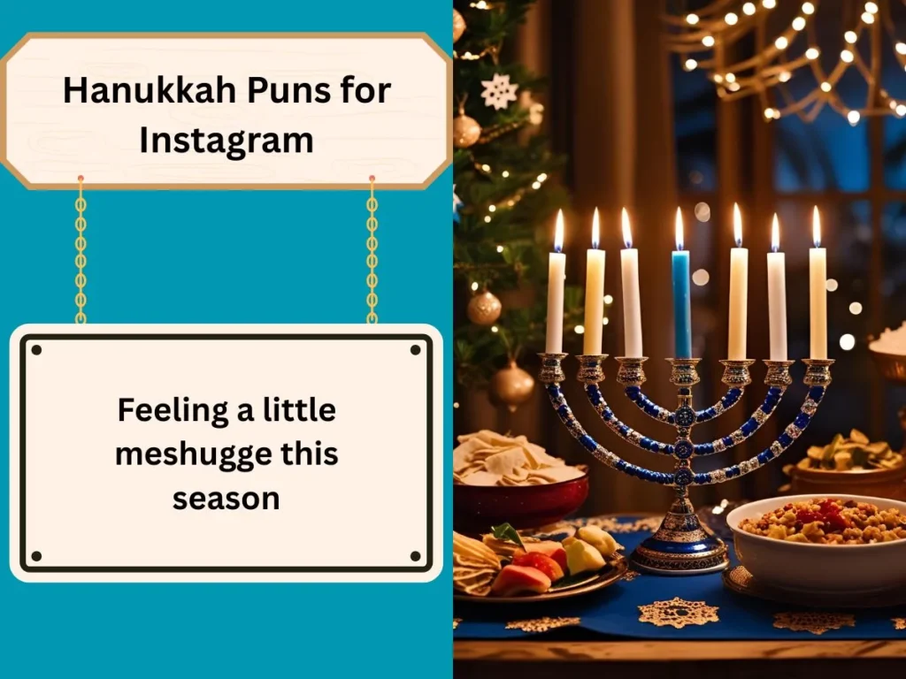 Hanukkah Puns for Instagram