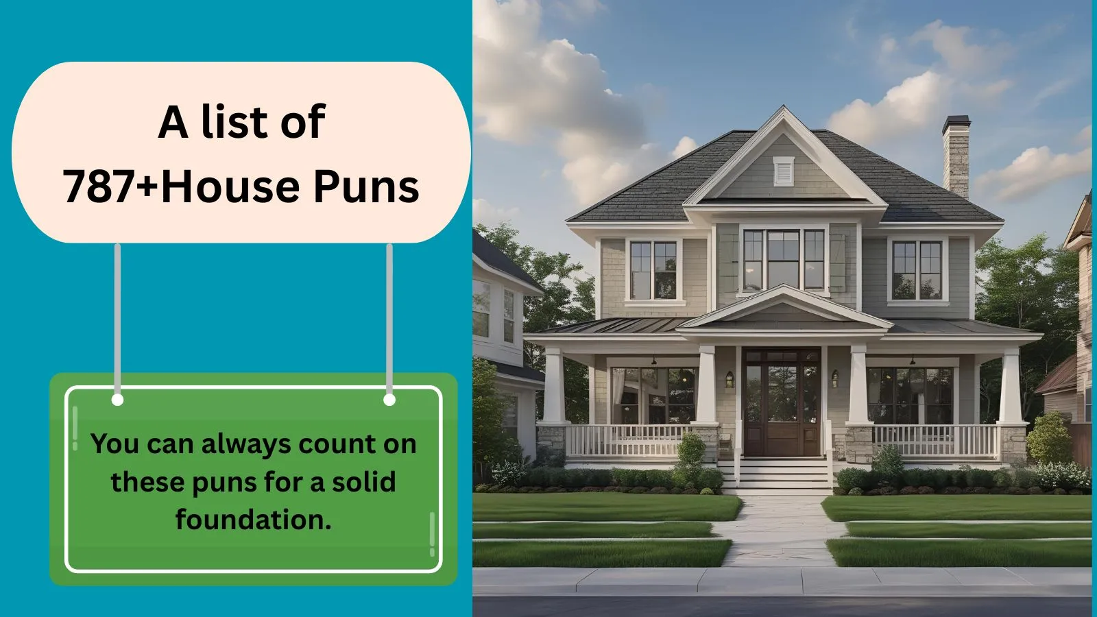 You are currently viewing 787+House Puns That Are Right on the Roof of Funny