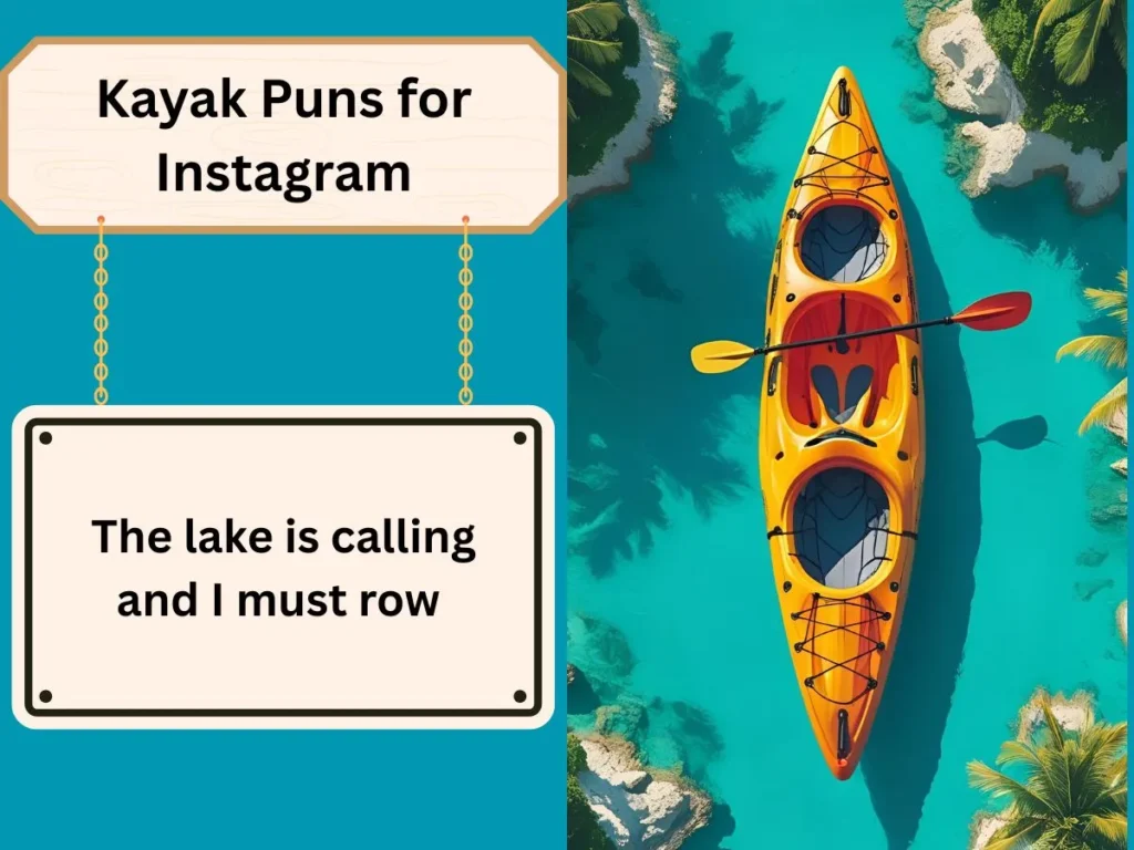 Kayak Puns for Instagram