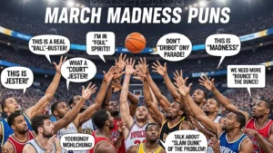 Read more about the article 129+ March Madness Puns to Score Big on Humor (Updated Feb)