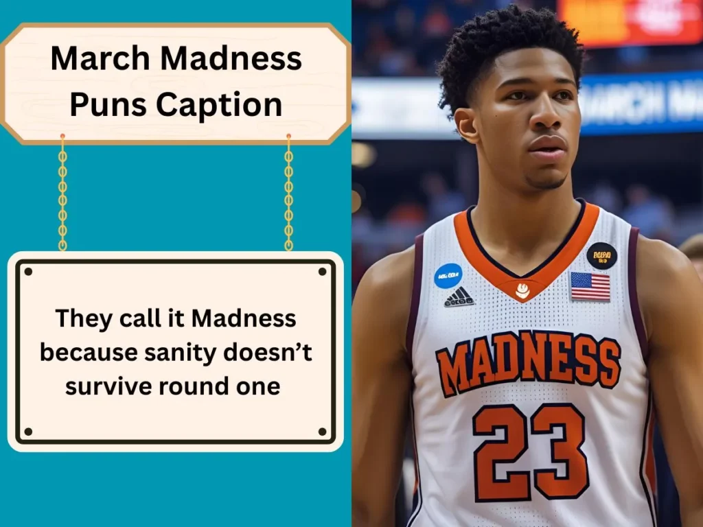 March Madness Puns Caption
