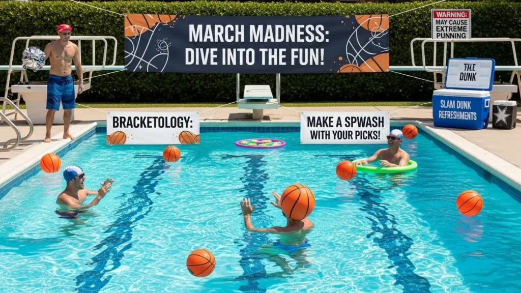 March Madness Puns Pool Slogans
