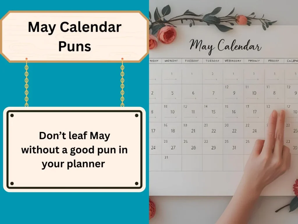 May Calendar Puns