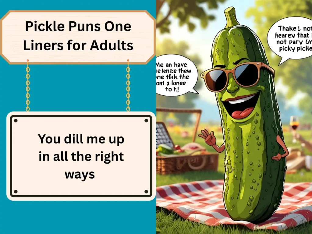 Pickle Puns One Liners for Adults