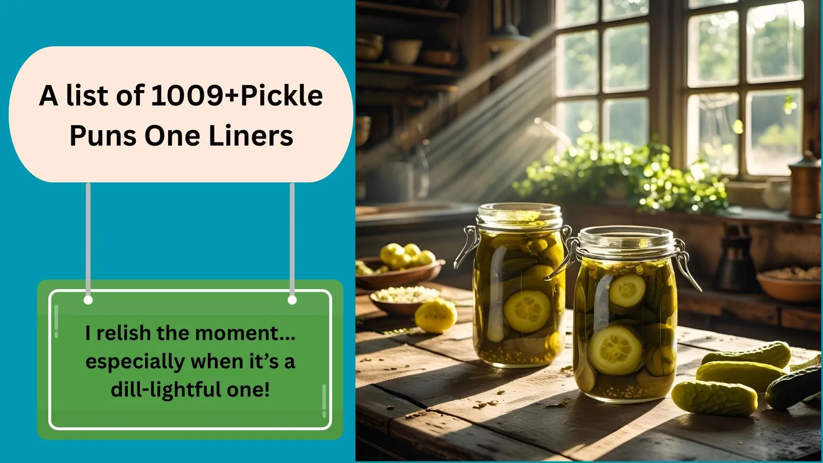 You are currently viewing 1009+Pickle Puns One Liners That Are Kind of a Big Dill