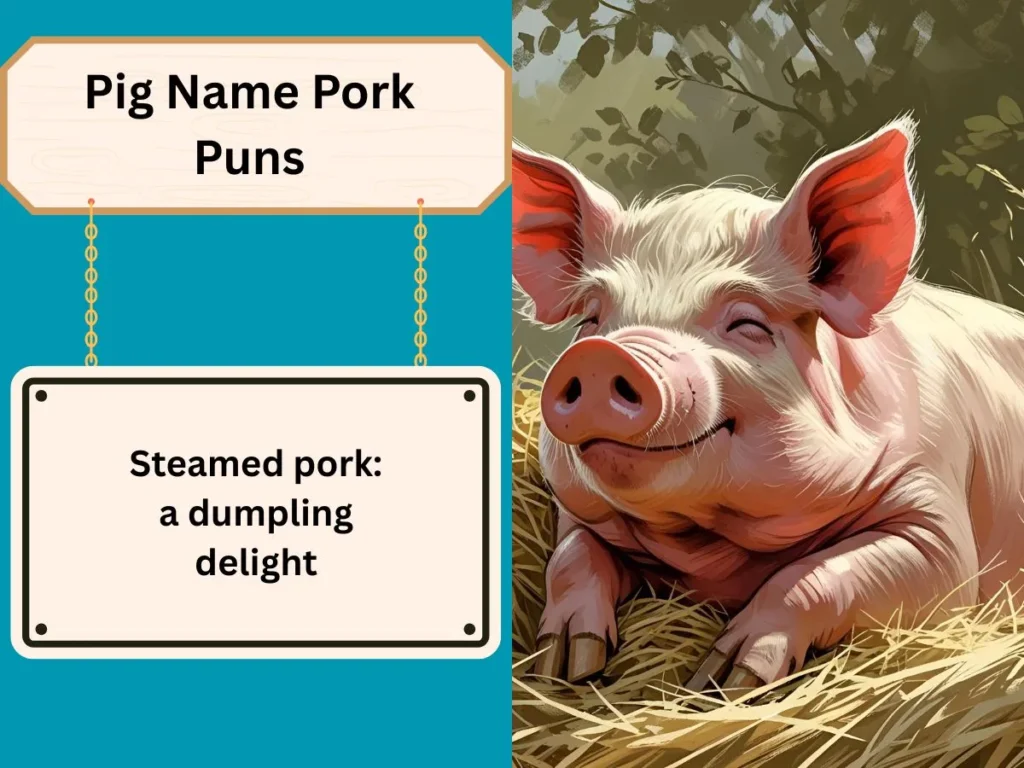 Pig Name Pork Puns