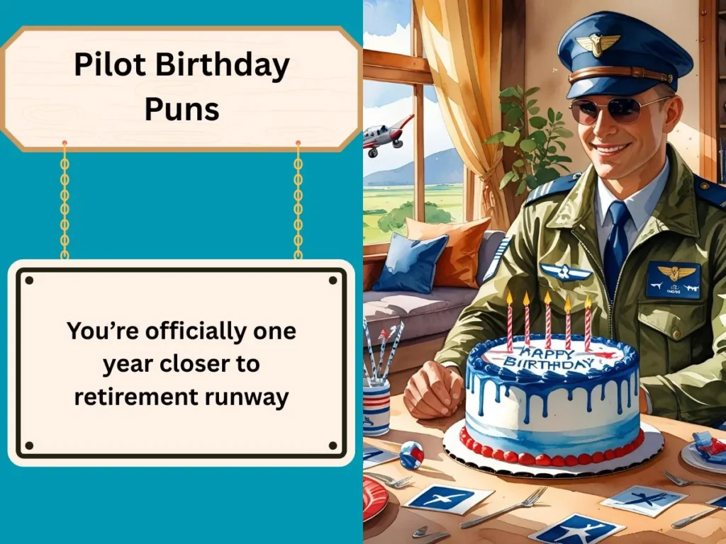 Pilot Birthday Puns