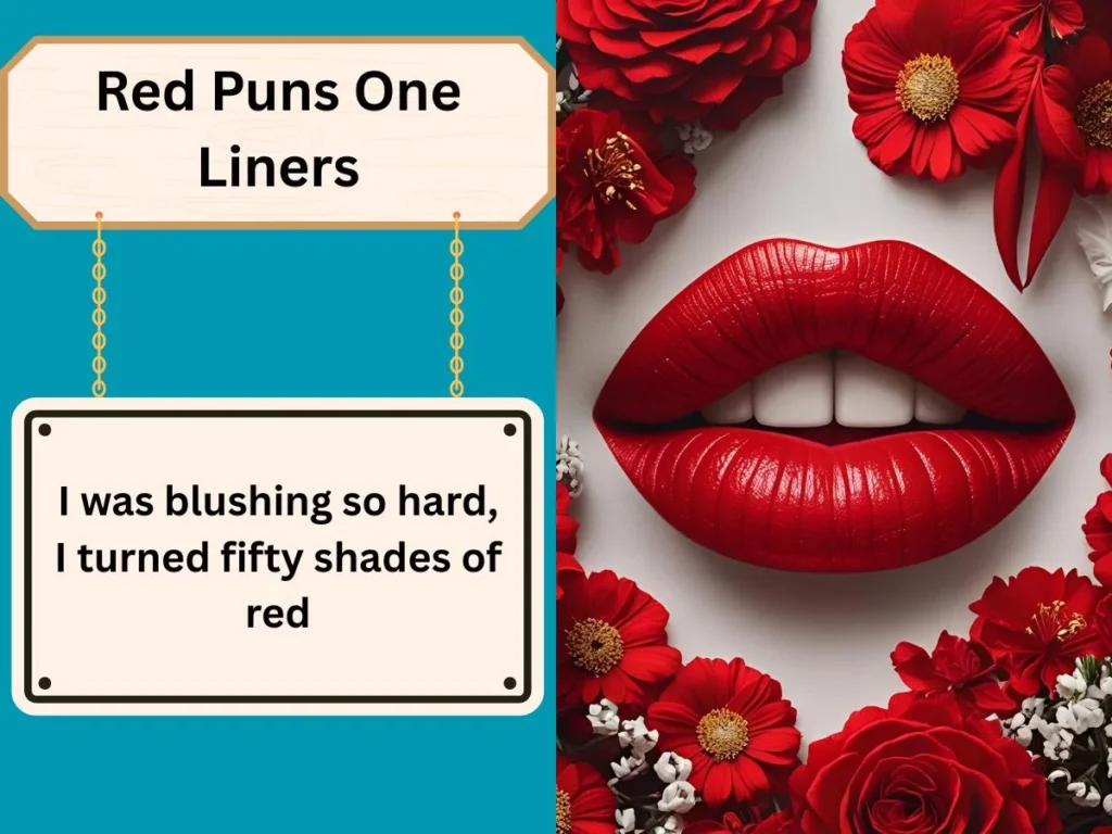 Red Puns One Liners