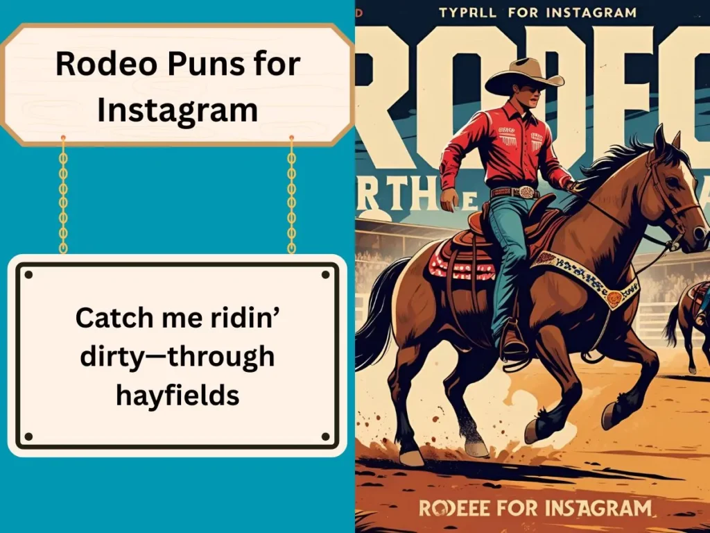 Rodeo Puns for Instagram