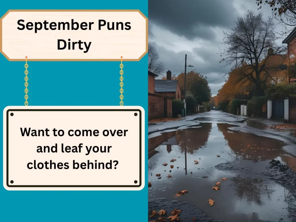 September Puns Dirty