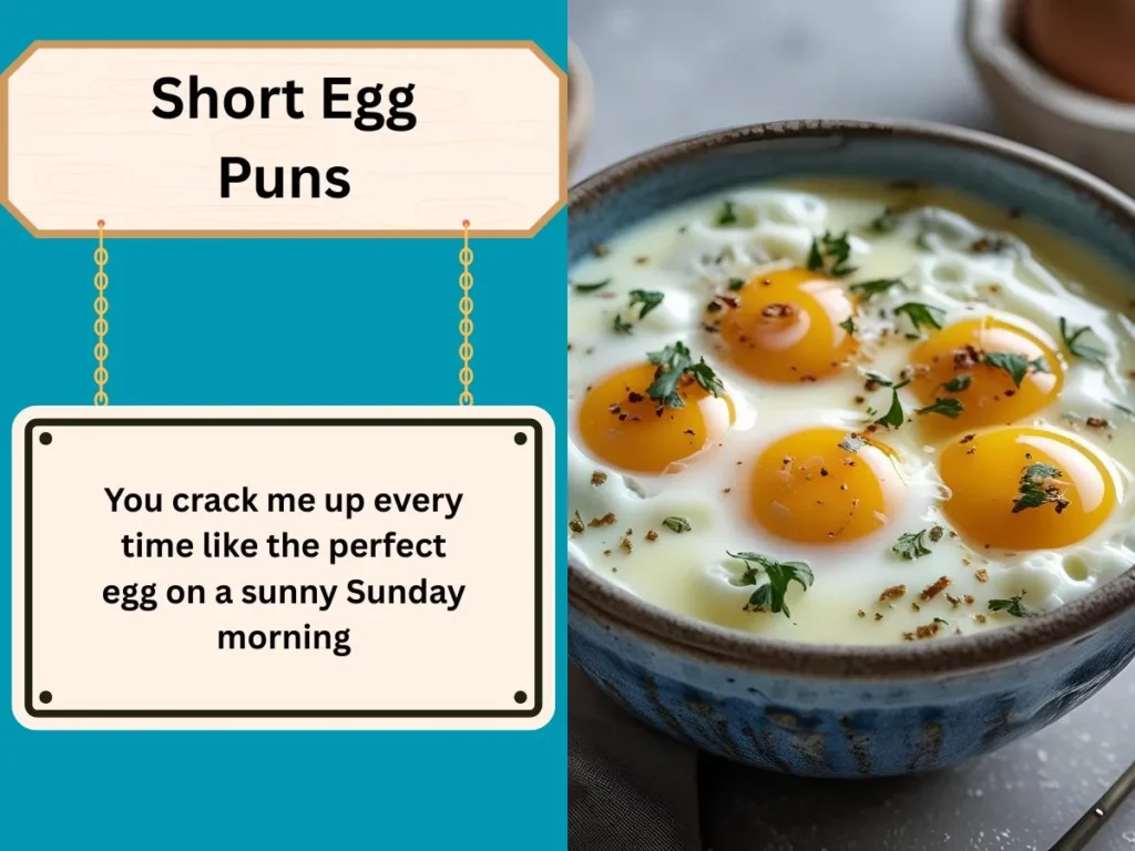 Short Egg Puns