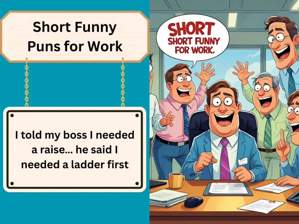 Short Funny Puns for Work